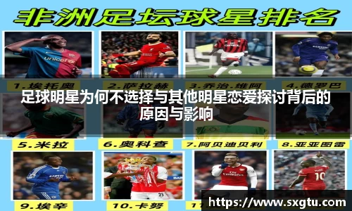足球明星为何不选择与其他明星恋爱探讨背后的原因与影响